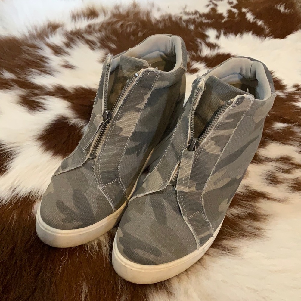 Maurices Camo Sneaker Bootie